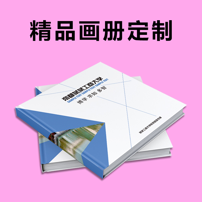 海南本地印刷厂 宣传册印刷 定制宣传册精装画册印刷